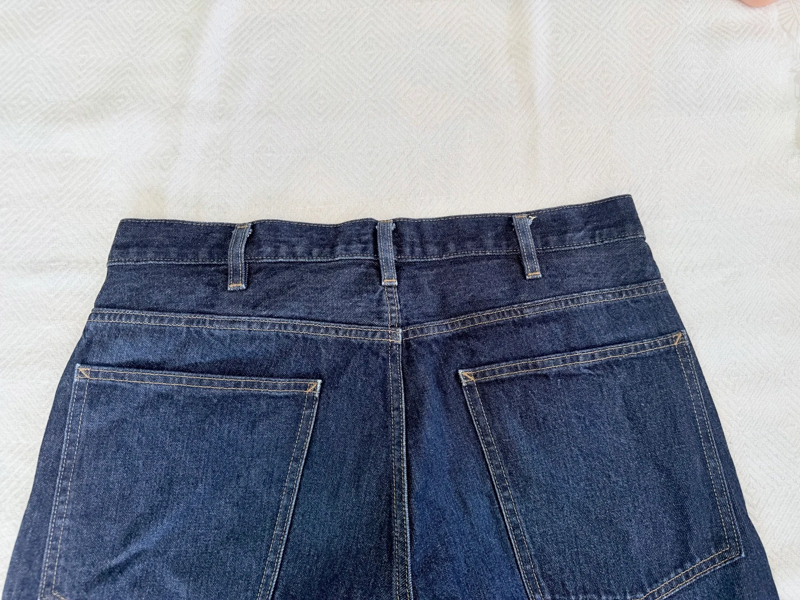 Jeans azul rodado cintura alta tamanho 44 – photo 10